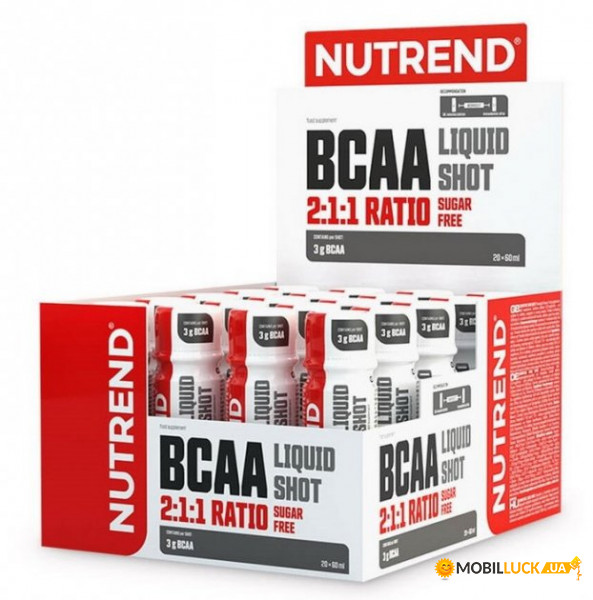  Nutrend BCAA Liquid Shot 20*60 ml