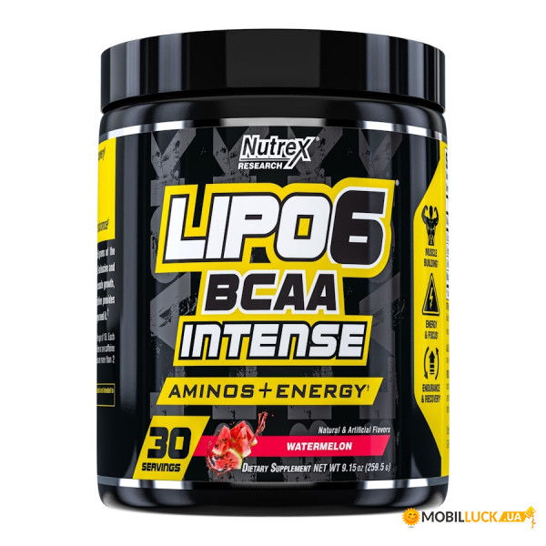  Nutrex Research Lipo-6 BCAA Intense 259  