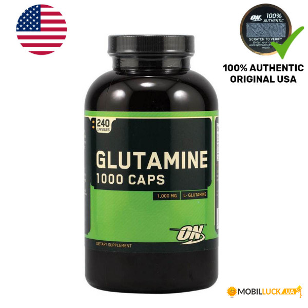  Optimum Nutrition USA Glutamine 1000 240 