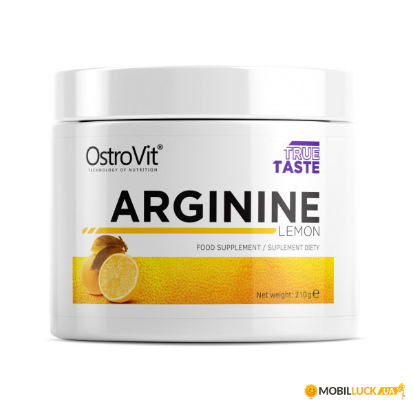  OstroVit 100% Arginene 210 g lemon