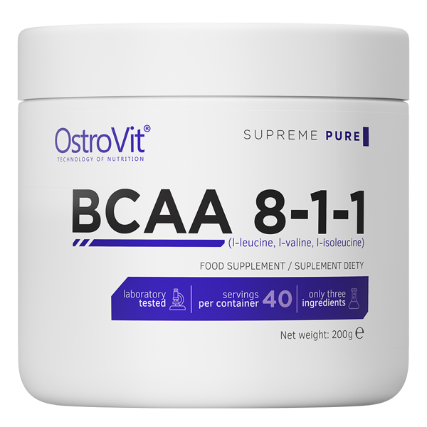  OstroVit BCAA 8-1-1 - 200g Pure 100-86-7115250-20