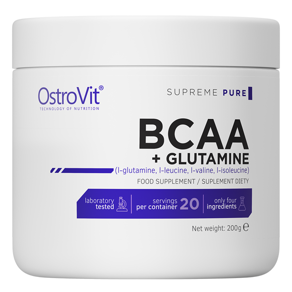  OstroVit BCAA Glutamine - 200g Pure 100-84-1102277-20