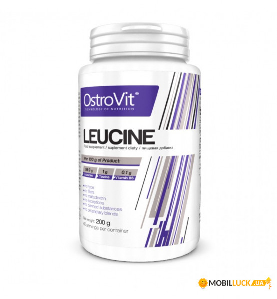  OstroVit Leucine - 200g 100-52-4736501-20