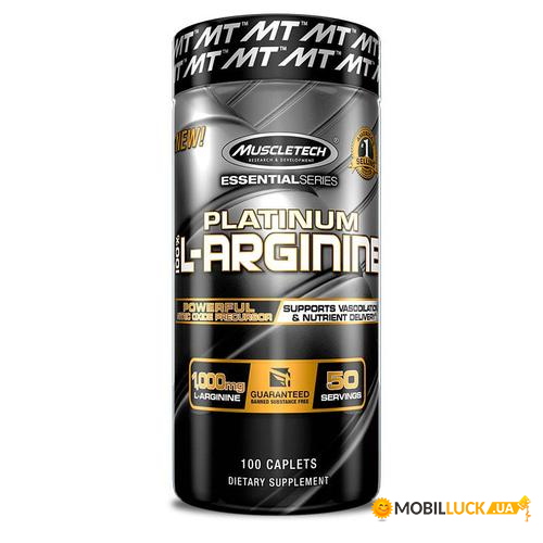  Muscletech Platinum 100 L-Arginine 100  