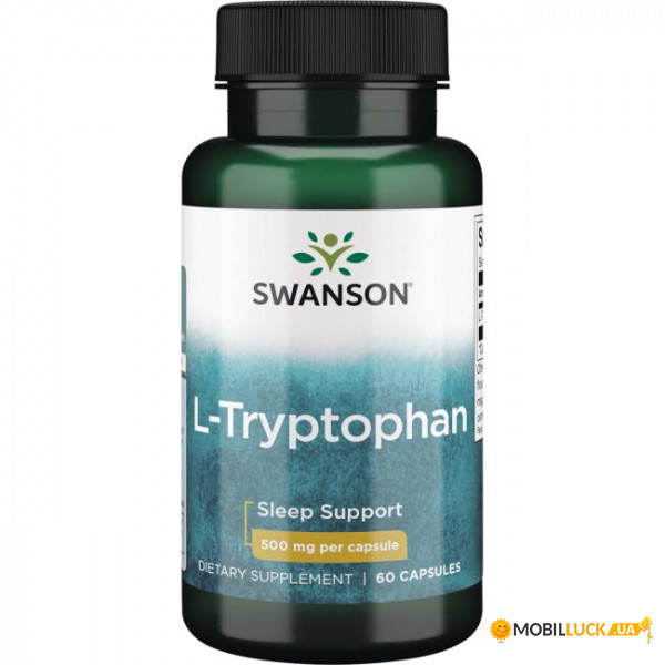  Swanson L-Tryptophan 500 mg 60 