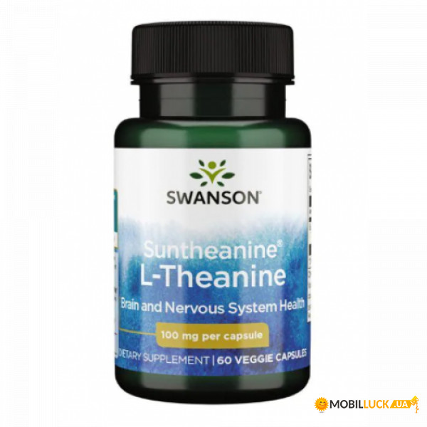 - Swanson Suntheanine L-Theanina 100mg 60  