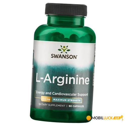  Swanson L-Arginine 850 90 (27280006)