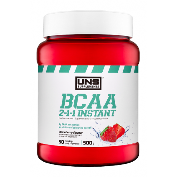  UNS BCAA 2-1-1 Instant 500g Strawberry 100-73-8180175-20