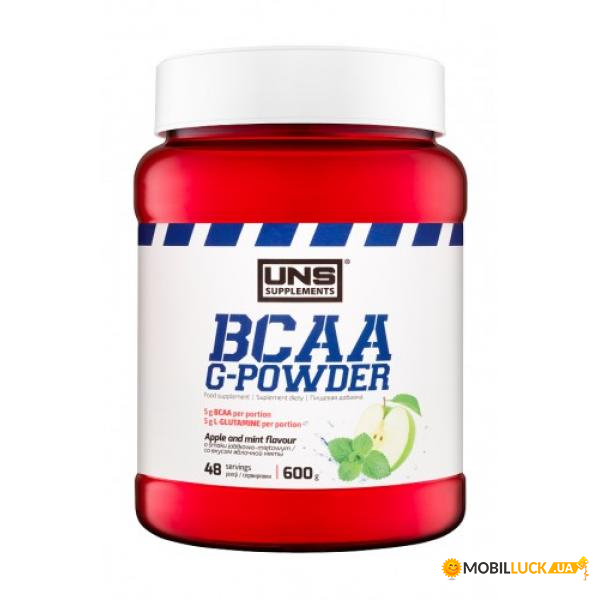  UNS BCAA G-Powder - 600g Apple-Mint 100-58-1095400-20