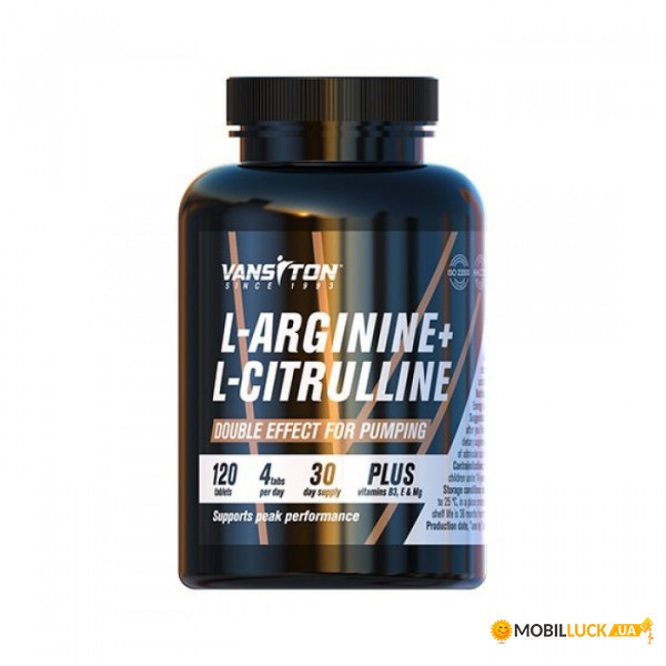   L-Arginine + L-Citrulline 120 