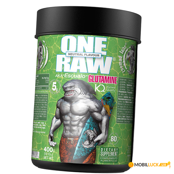   Zoomad Labs One Raw Glutamine 400 g neutral