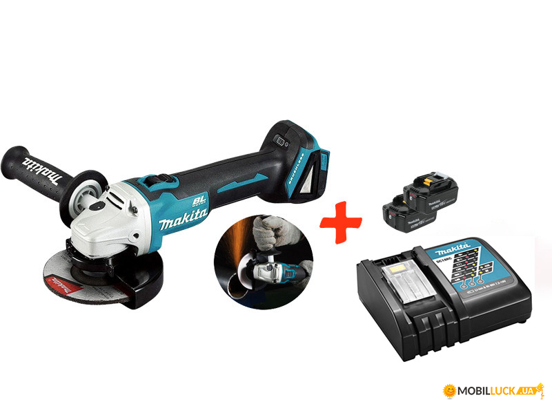    Makita DGA506Z+2 .18V 5 Ah+  (DGA506RT2)