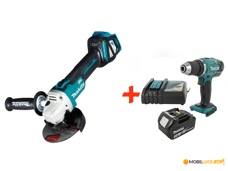    Makita DGA511Z+ - Makita DDF453RFX7