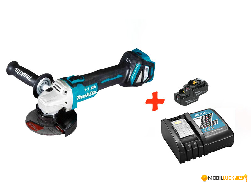    Makita DGA513Z+2 .18V 5 Ah+  (DGA513RT2)