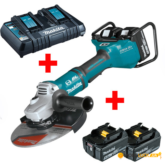    AWS Makita DGA901PT2U + 2  +  + 