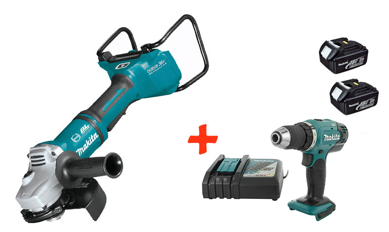    AWS Makita DGA901ZU+ - Makita DDF453RFX7