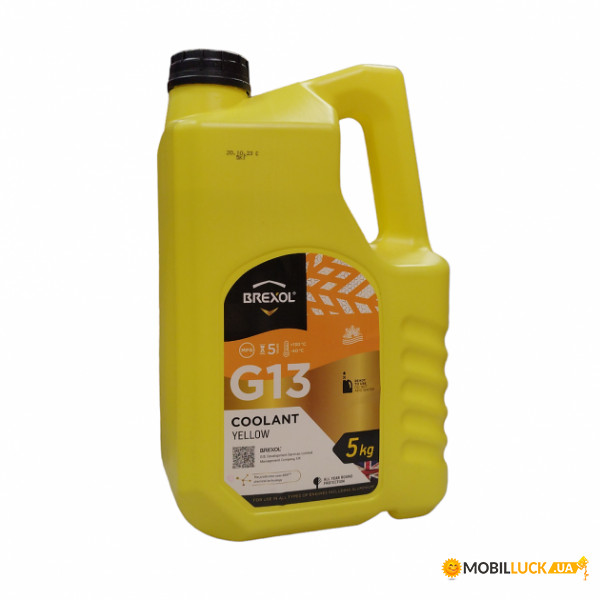  Brexol YELLOW G13 Antifreeze  5kg (antf-018)