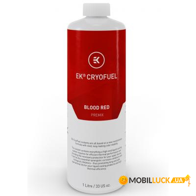   EKWB EK-CryoFuel Blood Red (Premix 1000mL) (3831109813263)