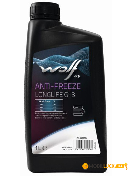  Wolf Antifreeze LONGLIFE G13 1 (8323584)