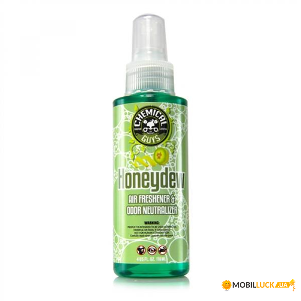  Chemical Guys  Honeydew Cantaloupe Scent Premium Air Freshener & Odor Eliminator 118 . (AIR_220_04)