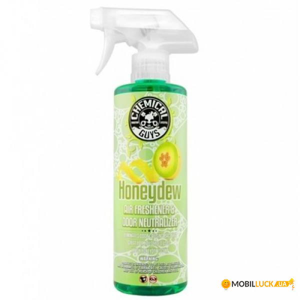  Chemical Guys  Honeydew Cantaloupe Scent Premium Air Freshener & Odor Eliminator 473 . (AIR_220_16)