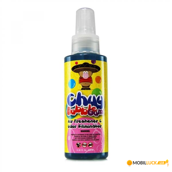  Chemical Guys   Chuy Bubble Gum Premium Air Freshener & Odor Eliminator 118 . (AIR_221_04)