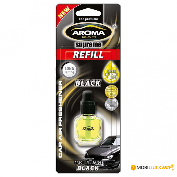   Aroma Car Supreme Refill Black (626)