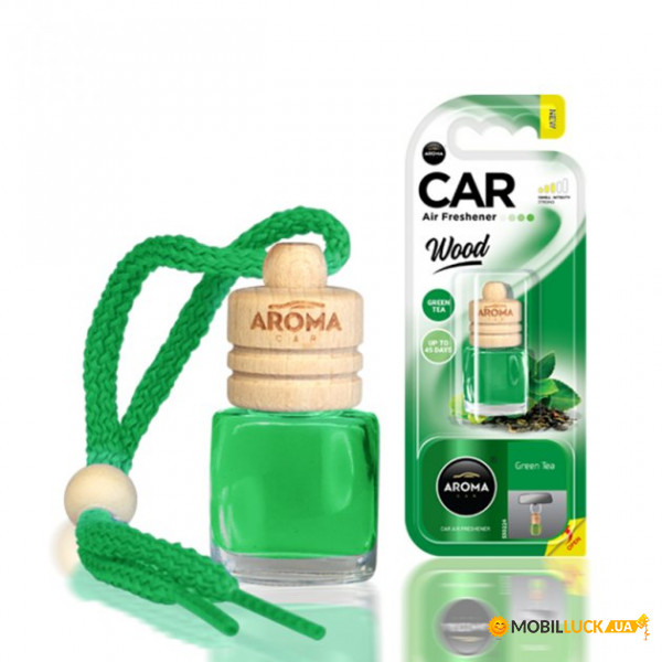  Aroma Car Wood 6ml - GREEN TEA (24.) (63119)