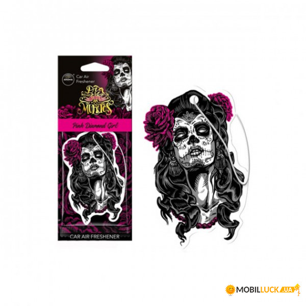  Aroma Car Cellulose Dia De Los Muertos - Diamond Girl Blue (83116Pink)