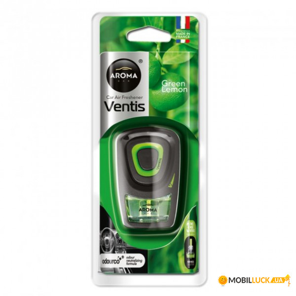  Aroma Car Ventis - GREEN LEMON (12.) (92916)