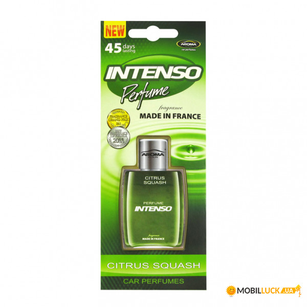  Aroma Car Intenso Parfume Citrus Squash, 10g