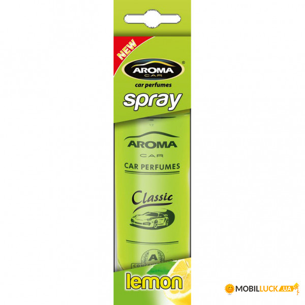   Aroma Car Spray Classic Lemon, 50 