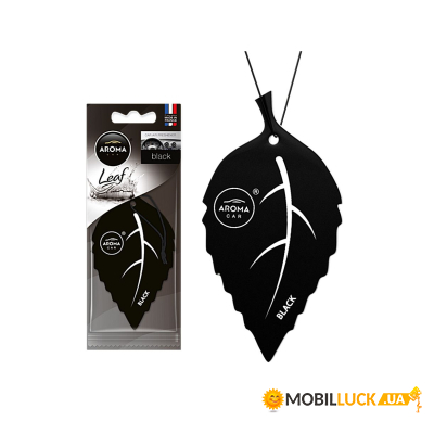    Aroma Car Leaf - Black (920888)