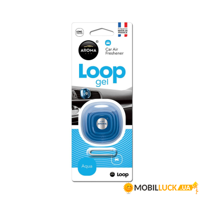    Aroma Car Loop Gel - Aqua (631142)