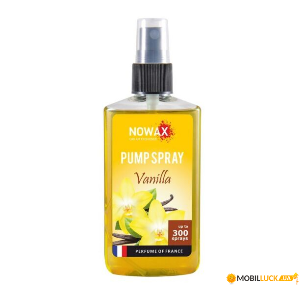  Nowax PUMP SPRAY 75ml, Vanilla (NX07513)