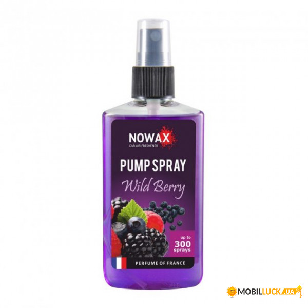 NOWAX   PUMP SPRAY 75ml, Wild berry, (NX07514)