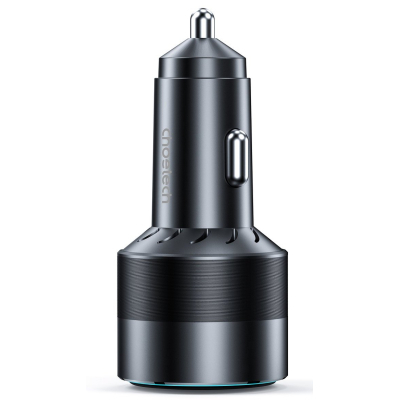   Choetech car 2USB-C+USB-A 130W QC3.0/PD/PPS black (TC0011-BK)