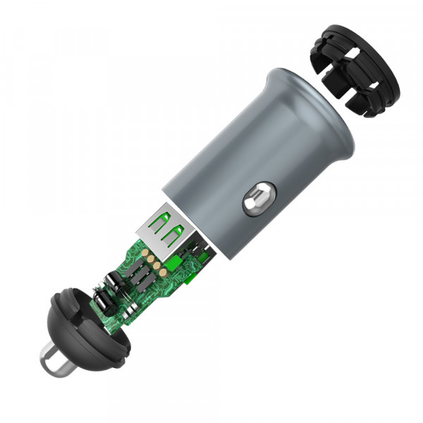    ColorWay (2USBx2.4A, 36W) Quick Charge 3.0 Gray (CW-CHA036Q-GR)
