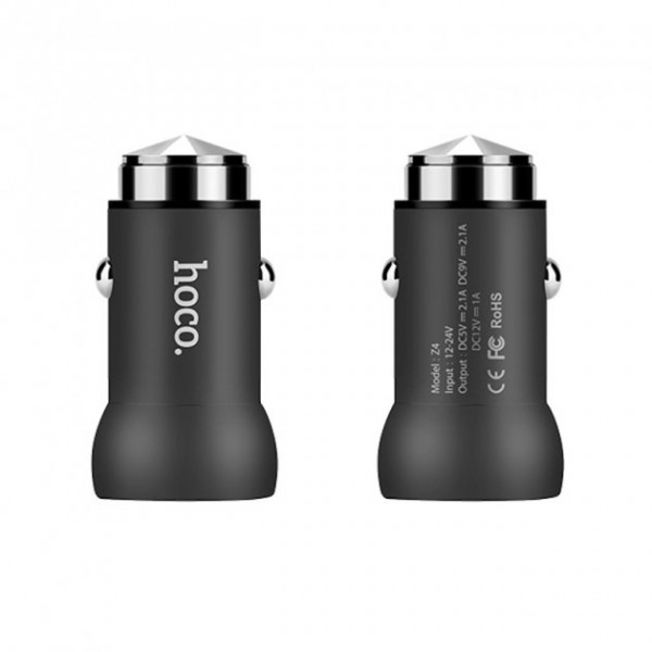    Hoco Z4 1USB 2.4A Black