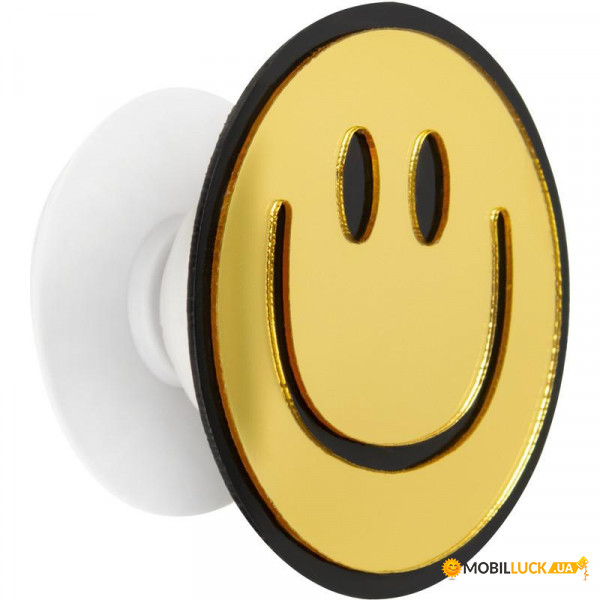   PopSocket Mirror Smile Gold