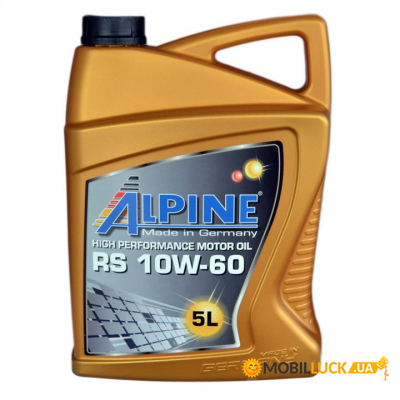   Alpine 10W-60 RS 5 (0205-5)