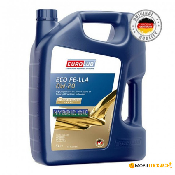   EuroLub ECO FE LL4 SAE 0W-20 5