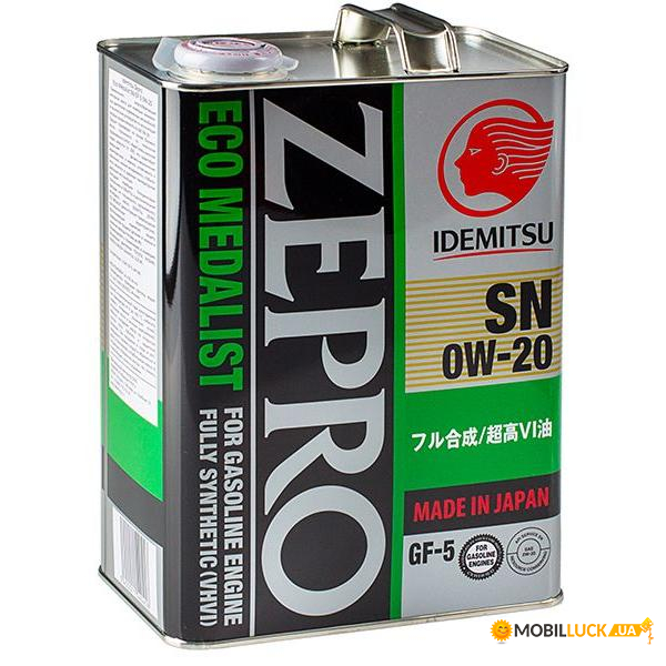   Idemitsu Zepro Eco Medalist 0W-20 4  (3583041-7)