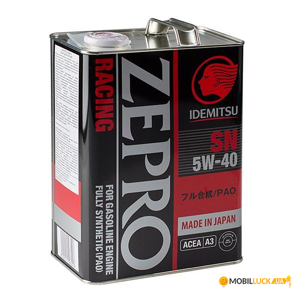   Idemitsu Zepro Racing 5W-40 4. (3585041-7)