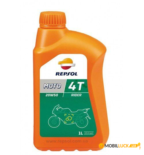   4 Repsol MOTO RIDER 4T 20W-50, 1/RP165Q51