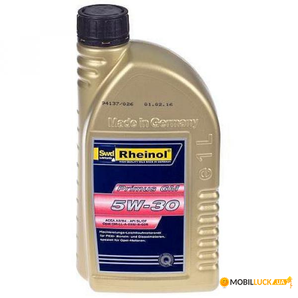 Rheinol Primus GM 5W-30 1. (27527)