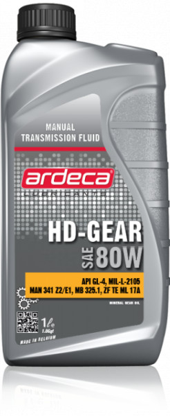   Ardeca HD-GEAR 80W GL4 1