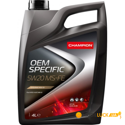   Champion OEM SPECIFIC 5W20 MS-FE 4L (8226946)