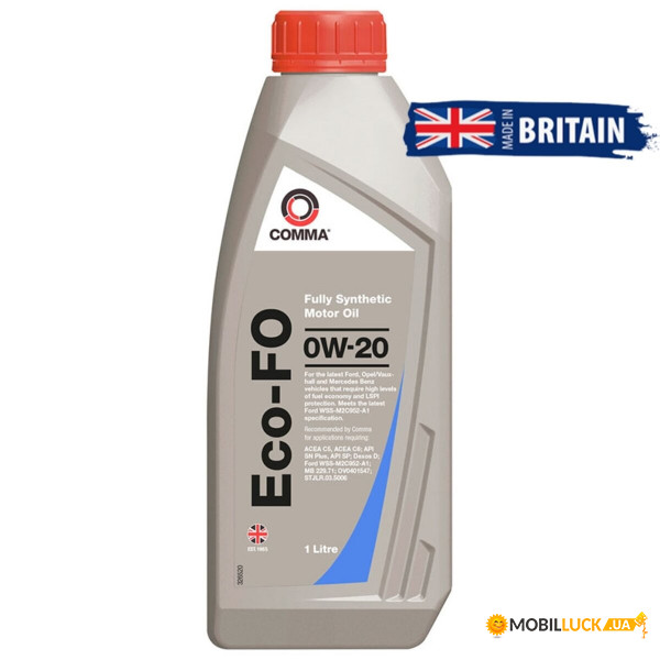   Comma ECO-FO 0W-20 1 (ECOFO1L)