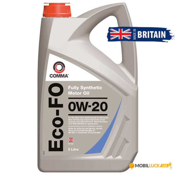   Comma ECO-FO 0W-20 5 (ECOFO5L)